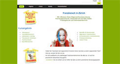 Desktop Screenshot of lefrancaisparcoeur.ch