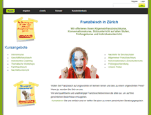 Tablet Screenshot of lefrancaisparcoeur.ch